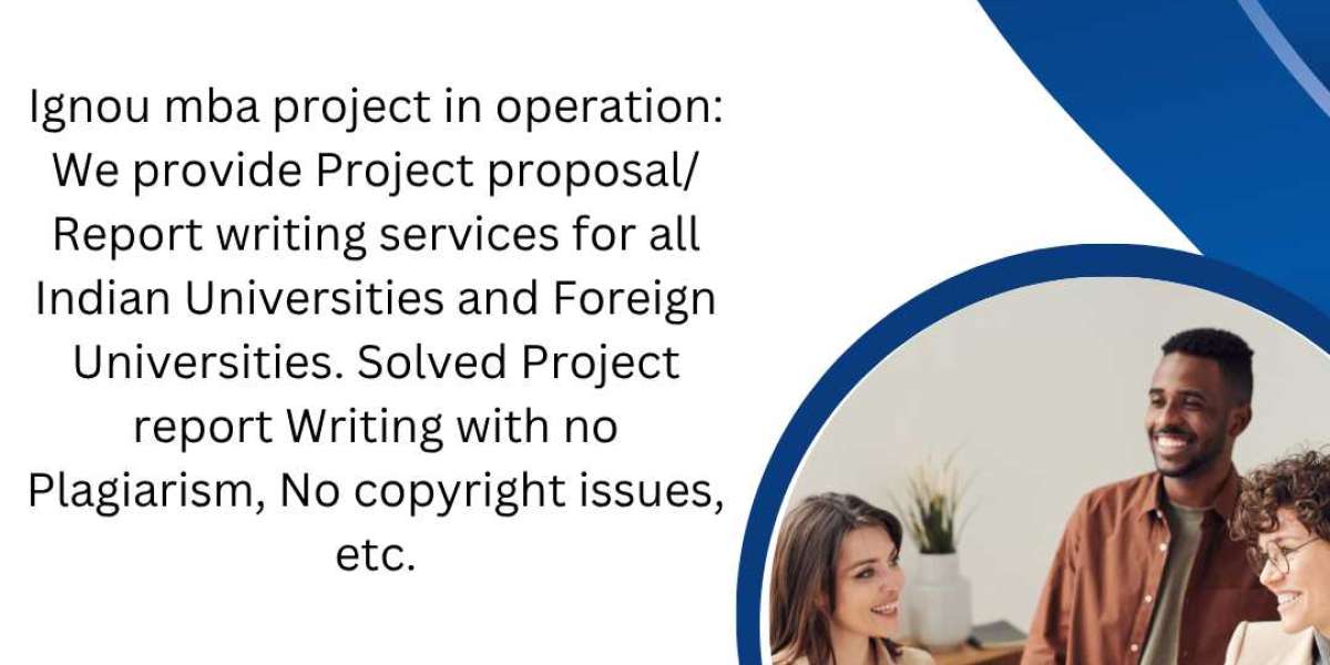 IGNOU MBA Operation Management Project (MMPP001) – Solve Zone's Expert Assistance
