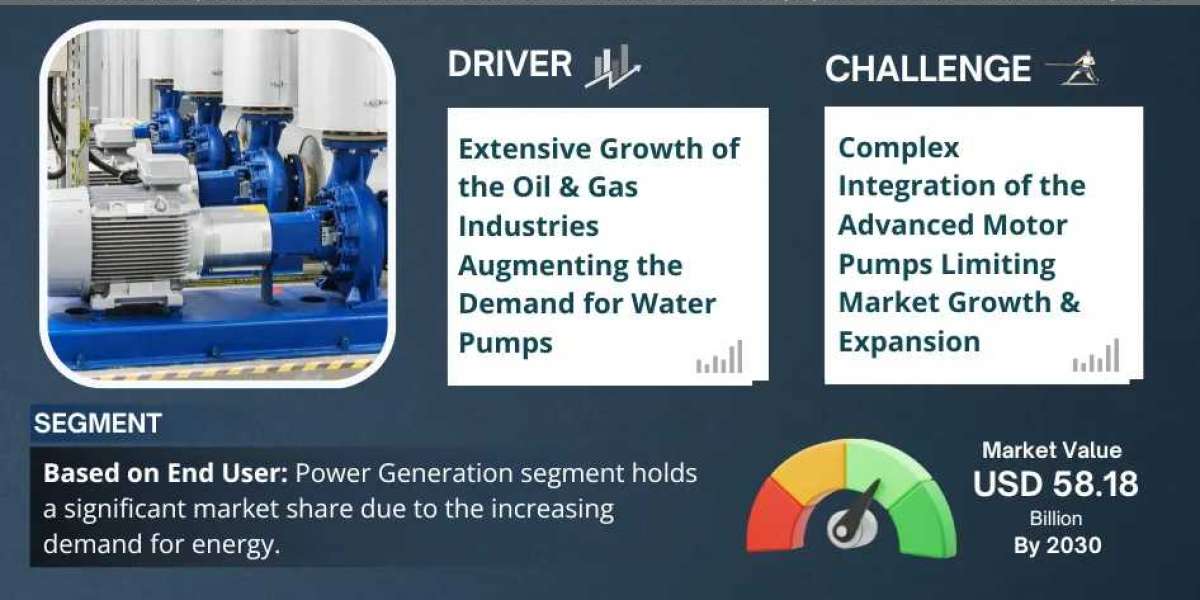 Global Water Pumps Market Size, Share & Forecast Analysis to 2030